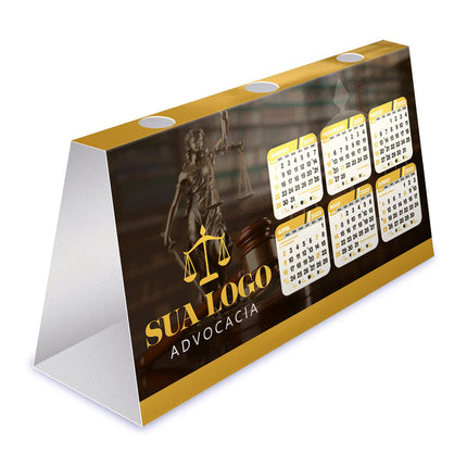 Calendários E Folhinhas 2025 Calendário De Mesa Porta Canetas Horizontal Supremo 255G Sem Verniz  4X0