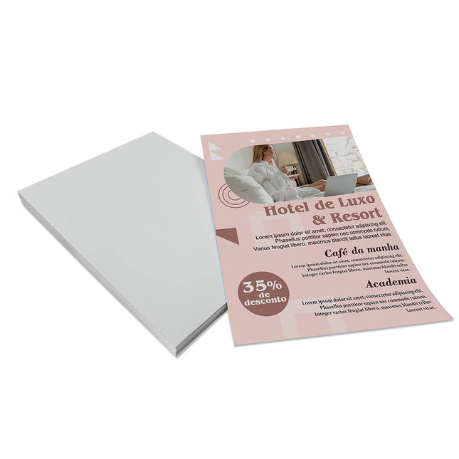 Panfletos, Flyers E Folhetos/Couchê 70G/150X200Mm