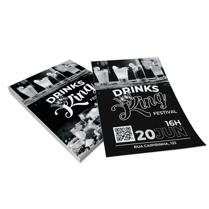 Panfletos, Flyers E Folhetos - Apergaminhado 75G