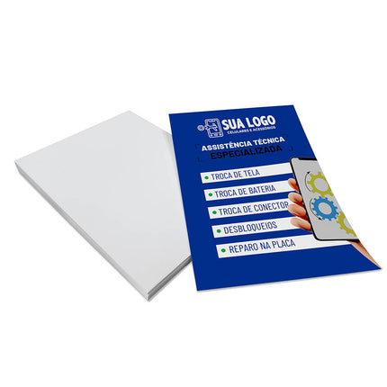 Panfletos, Flyers E Folhetos Couchê 150G Sem Verniz