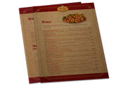 Cardápios Descartáveis Kraft 250G 300X420Mm