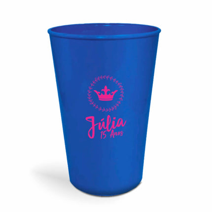 Copo Twister 600Ml  Leitoso Azul  1X0