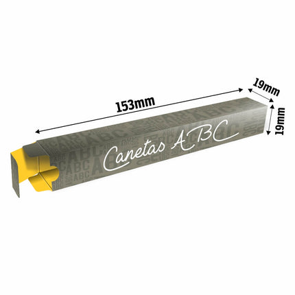 Caixa Para Canetas Couchê 300G  Verniz Uv Total Frente