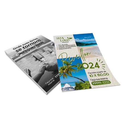 Panfletos, Flyers E Folhetos Couchê 150G Sem Verniz 300X400Mm