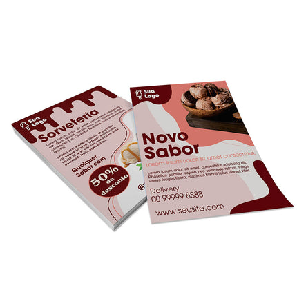 Panfletos, Flyers E Folhetos/Couchê 70G/150X200Mm