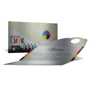 Convites Clássico  Silver Lux 300G Sem Laminação E Sem Verniz  4X4
