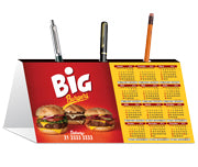 Calendários E Folhinhas 2025 Calendário De Mesa Porta Canetas Horizontal Couchê 300G  Verniz Uv Total Frente  4X0