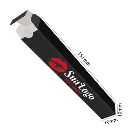 Caixa Para Canetas Supremo 255G Verniz Uv Total Frente  4X0