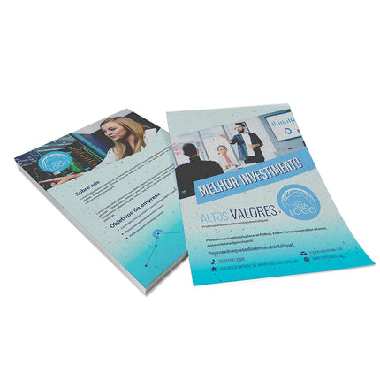 Panfletos, Flyers E Folhetos Reciclato 90G Sem Verniz