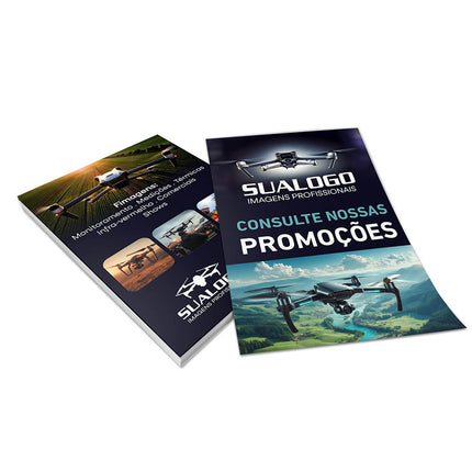 Panfletos, Flyers E Folhetos Couchê 115G Sem Verniz