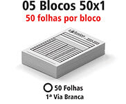 Blocos E Talões  50 Folhas  Ap 75G 50X1