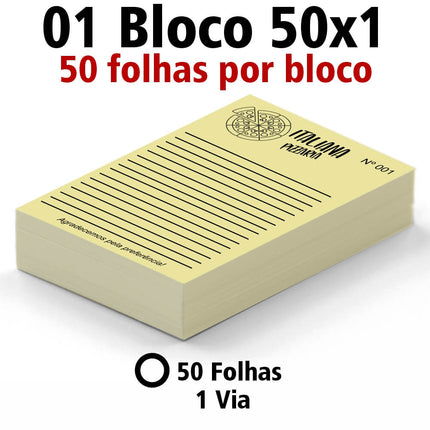 Blocos E Talões  50 Folhas  Ap 75G 50X1
