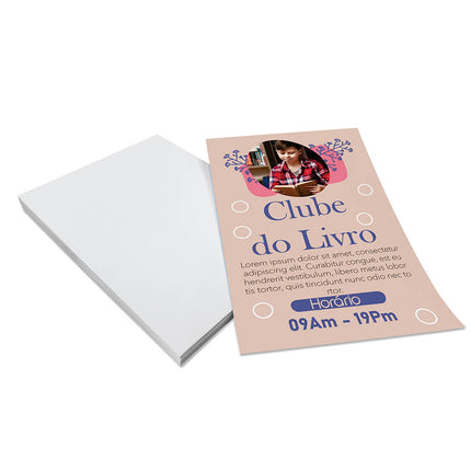 Panfletos, Flyers E Folhetos Couchê 70G Sem Verniz