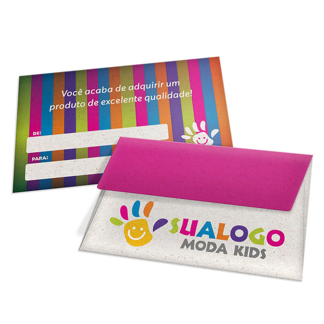 Envelopes Personalizados Reciclato 90G Mini 122X77Mm  4X0