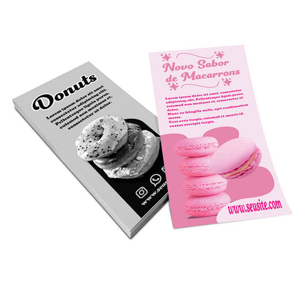 Panfletos, Flyers E Folhetos - Apergaminhado 180G