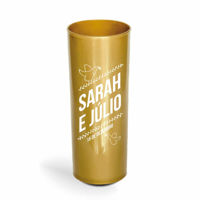 Copo Long Drink 350Ml  Leitoso Dourado  1X0