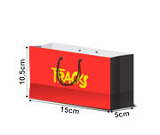 Sacola Com Ilhos Apergaminhado Extra Mini Horizontal