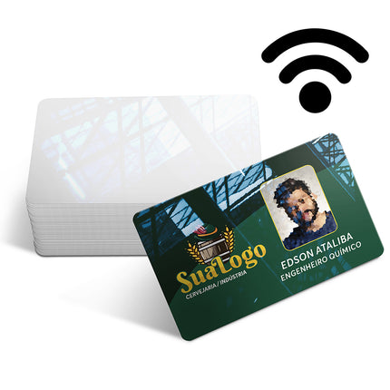 Cartão De Proximidade Pvc Branco