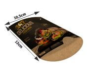 Embalagens Para Delivery Kraft 250G Pastel