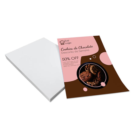 Panfletos, Flyers E Folhetos - Couchê