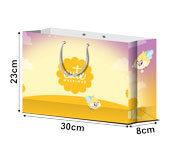 Sacolas   Apergaminhado 150G Sem Ilhos Sacola Média Horizontal  4X0