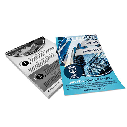 Panfletos, Flyers E Folhetos Couchê 150G Sem Verniz 300X400Mm