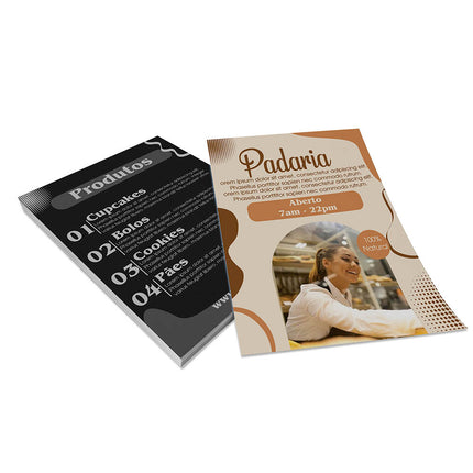 Panfletos, Flyers E Folhetos/Couchê 70G/150X200Mm