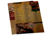 Cardápios Descartáveis Kraft 250G 300X420Mm