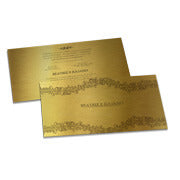 Convites Básico Gold Master 300G Sem Laminação E Sem Verniz