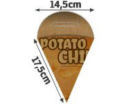 Embalagens Para Delivery Kraft 250G Batata Frita