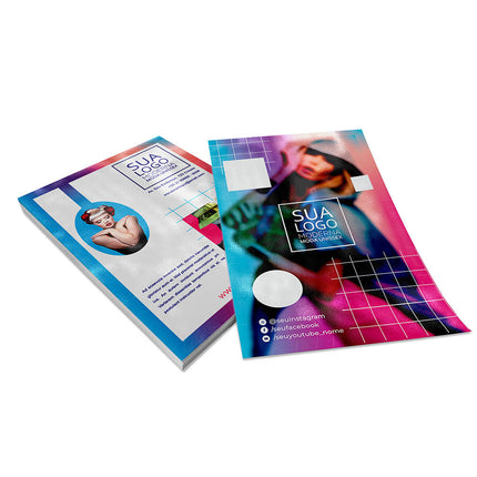 Panfletos, Flyers E Folhetos Couchê 150G Verniz Uv Total Frente E Verso