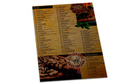 Cardápios Descartáveis Kraft 250G 300X420Mm