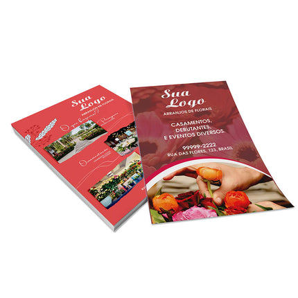 Panfletos, Flyers E Folhetos Couchê 115G Sem Verniz