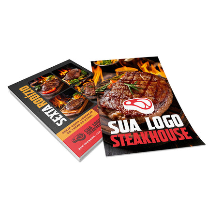 Panfletos, Flyers E Folhetos - Apergaminhado 240G