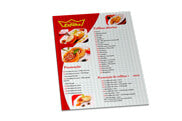 Cardápio Apergaminhado  180G