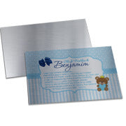 Convites Básico Silver Lux 300G Sem Laminação E Sem Verniz