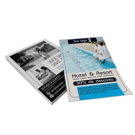 Panfletos, Flyers E Folhetos/Couchê 70G/150X200Mm