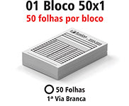 Blocos E Talões  50 Folhas  Ap 56G 50X1