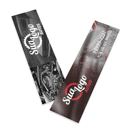 Mini Cartão Couchê 300G Verniz Uv  Verniz Uv Total Frente