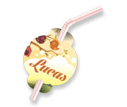 Produtos Para Festa  Tag Para Canudo Couchê 250G Sem Laminação E Sem Verniz  4X0
