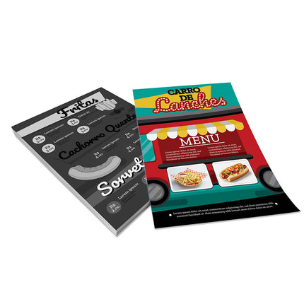 Panfletos, Flyers E Folhetos Couchê 150G Sem Verniz 300X400Mm