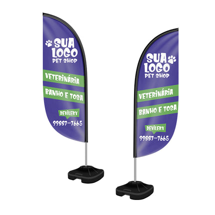 Wind Banner - Kit Completo - 2,50M (M)