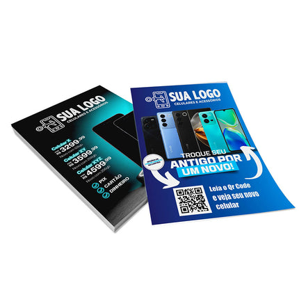 Panfletos, Flyers E Folhetos - Apergaminhado 180G