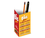 Calendários E Folhinhas 2025 Calendário De Mesa Porta Canetas Vertical Couchê 300G  Verniz Uv Total Frente  4X0