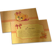 Convite Básico -  Gold Master 300G - 210X150Mm