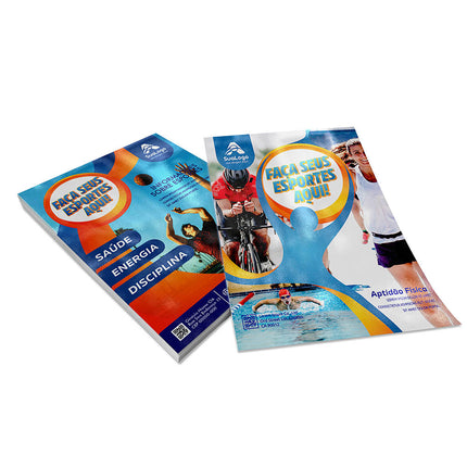 Panfletos, Flyers E Folhetos Couchê 150G Verniz Uv Total Frente E Verso