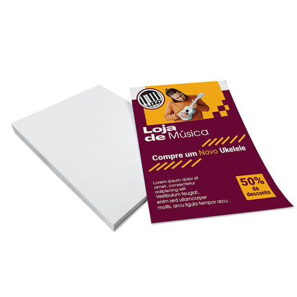 Panfletos, Flyers E Folhetos - Couchê