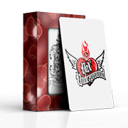 Baralho Simples 54 Cartas Baralho Com Caixa Personalizada  Couchê 300G Com Verniz Uv Total  4X4
