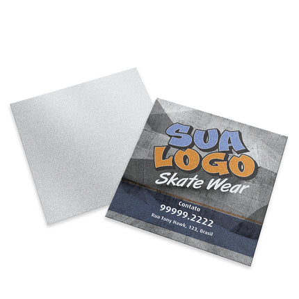 Cartões Duplo Papéis Especiais Silver Lux 300G Sem Verniz
