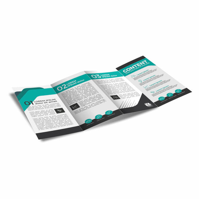 Folders E Mala Direta Apergaminhado 150G Sem Verniz 3 Dobras